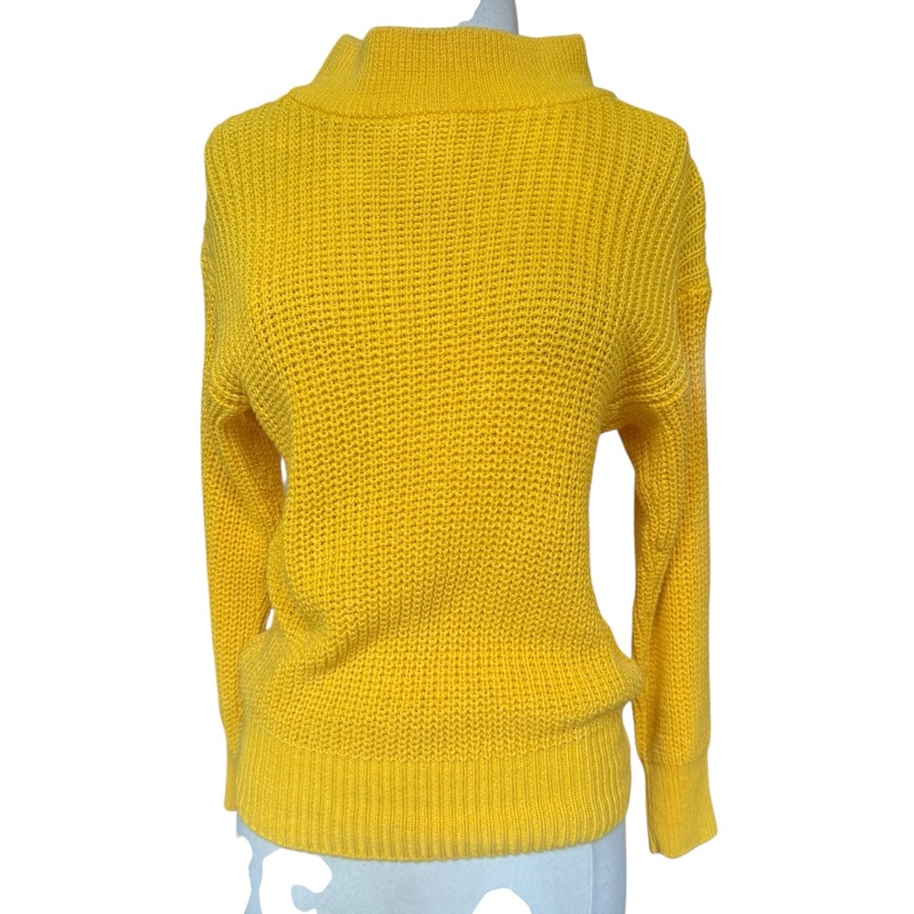 1990s max & diane Ramie/Cotton Blend Mock Turtleneck‎ Sweater
